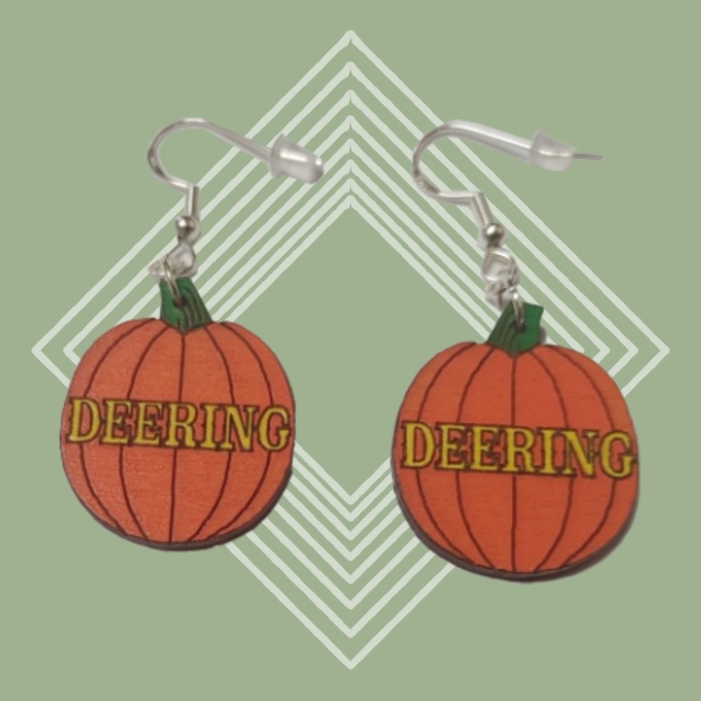 Deering Pumpkin Earrings