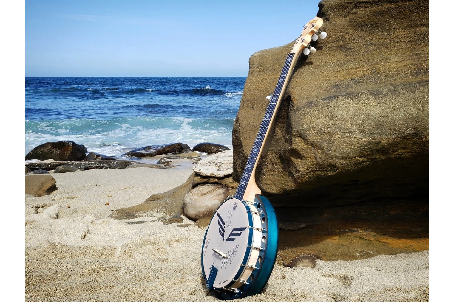 San Diego Charity Banjo at La Jolla Beach