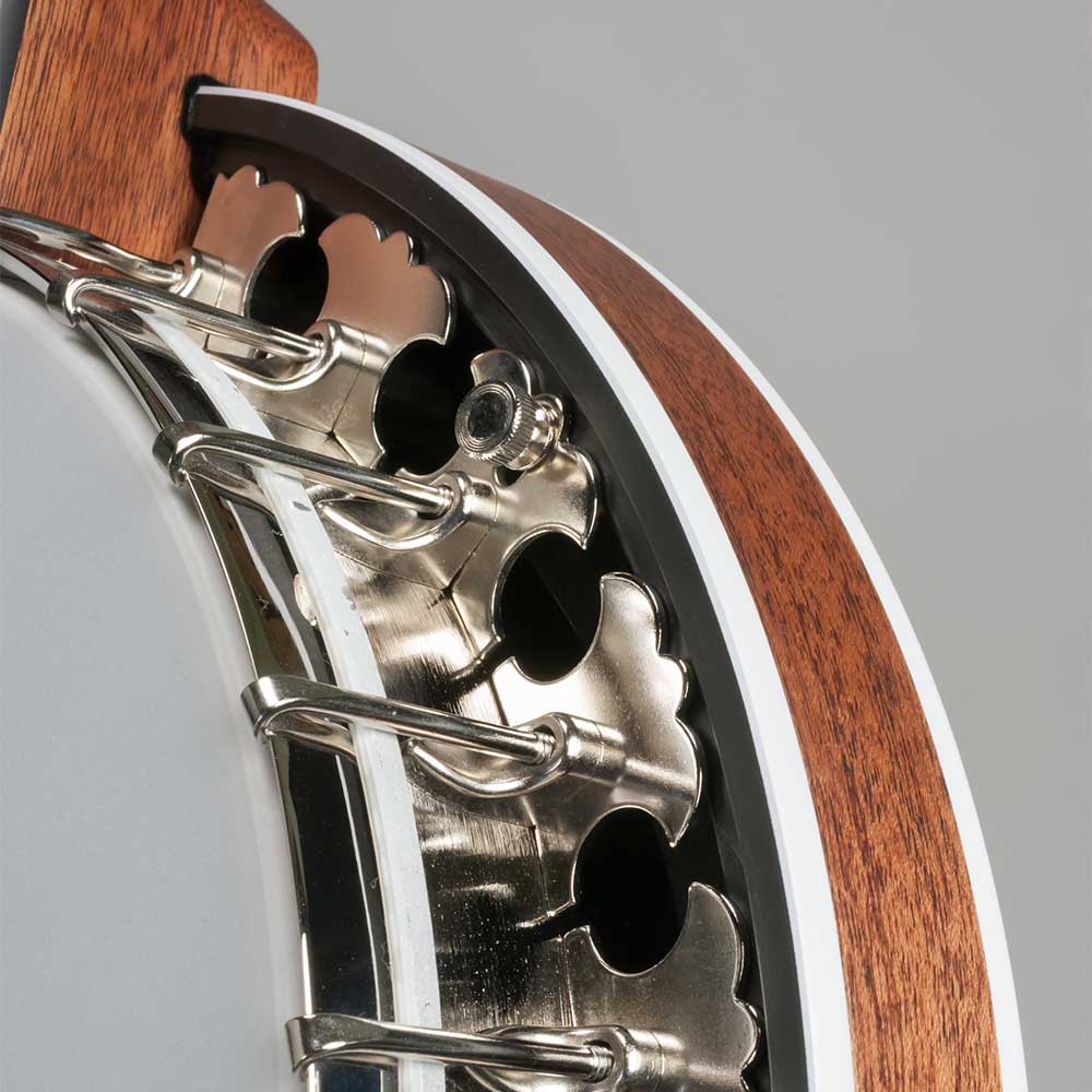 Deering Boston 6-String Acoustic/Electric Banjo - steel pot