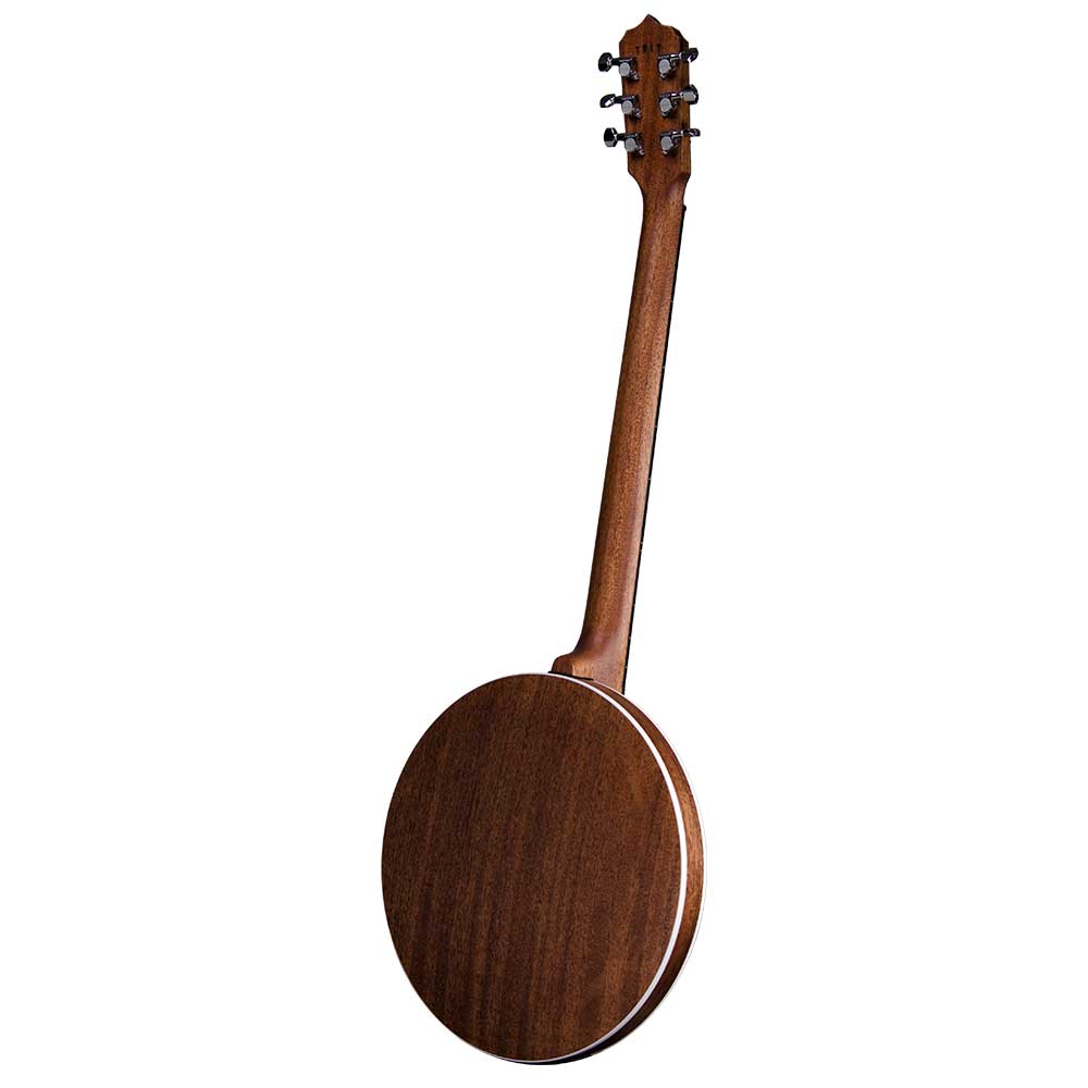 Deering Boston 6-String Acoustic/Electric Banjo - back