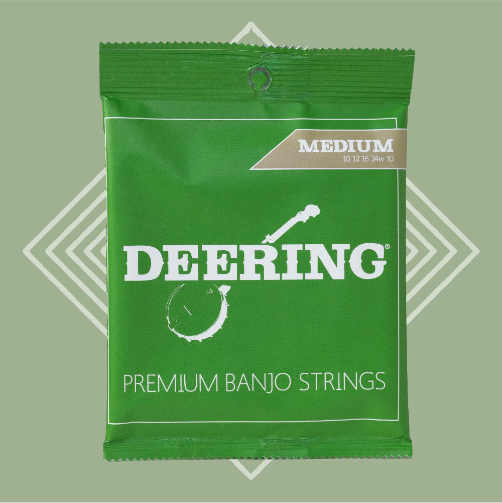 Deering 5-String Banjo Strings - Medium Gauge