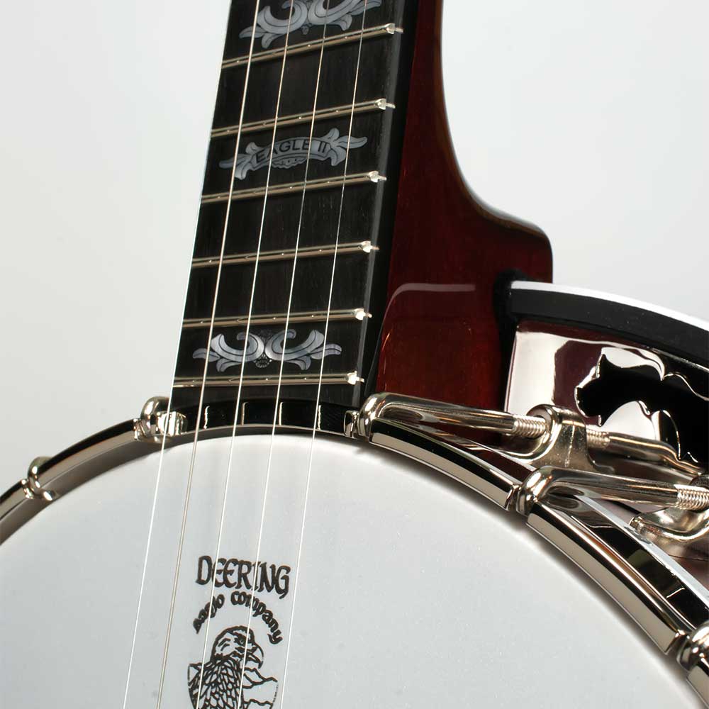 Deering Eagle II 5-String Banjo - neck joint front