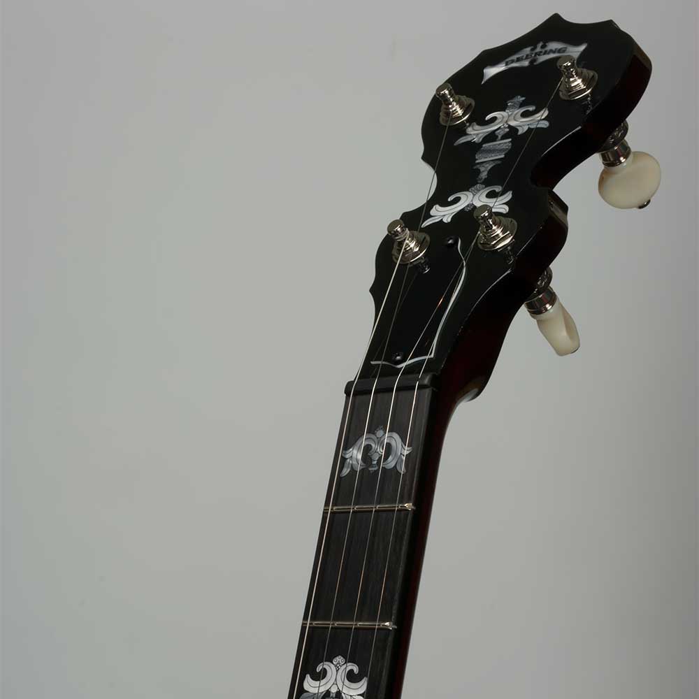 Deering Eagle II 5-String Banjo - peghead front