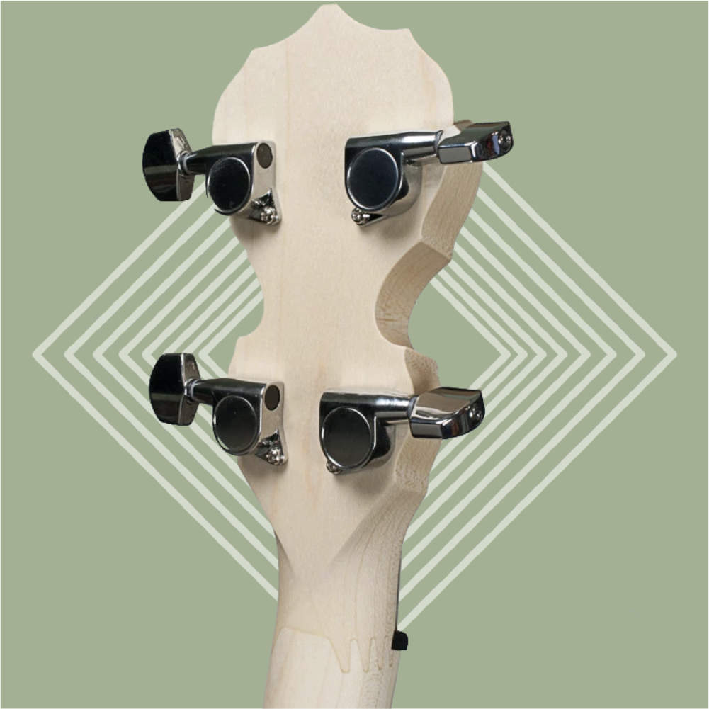 Goodtime Chrome Plated Guitar Style Banjo Tuners