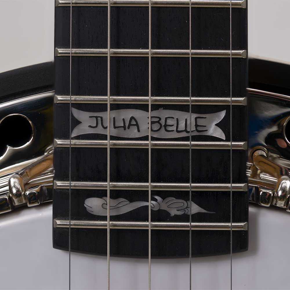 Julia Belle Low Banjo Handwriting Inlay