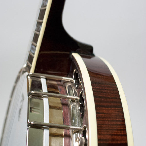 Deering Tenbrooks Saratoga Star banjo - pot and neck side
