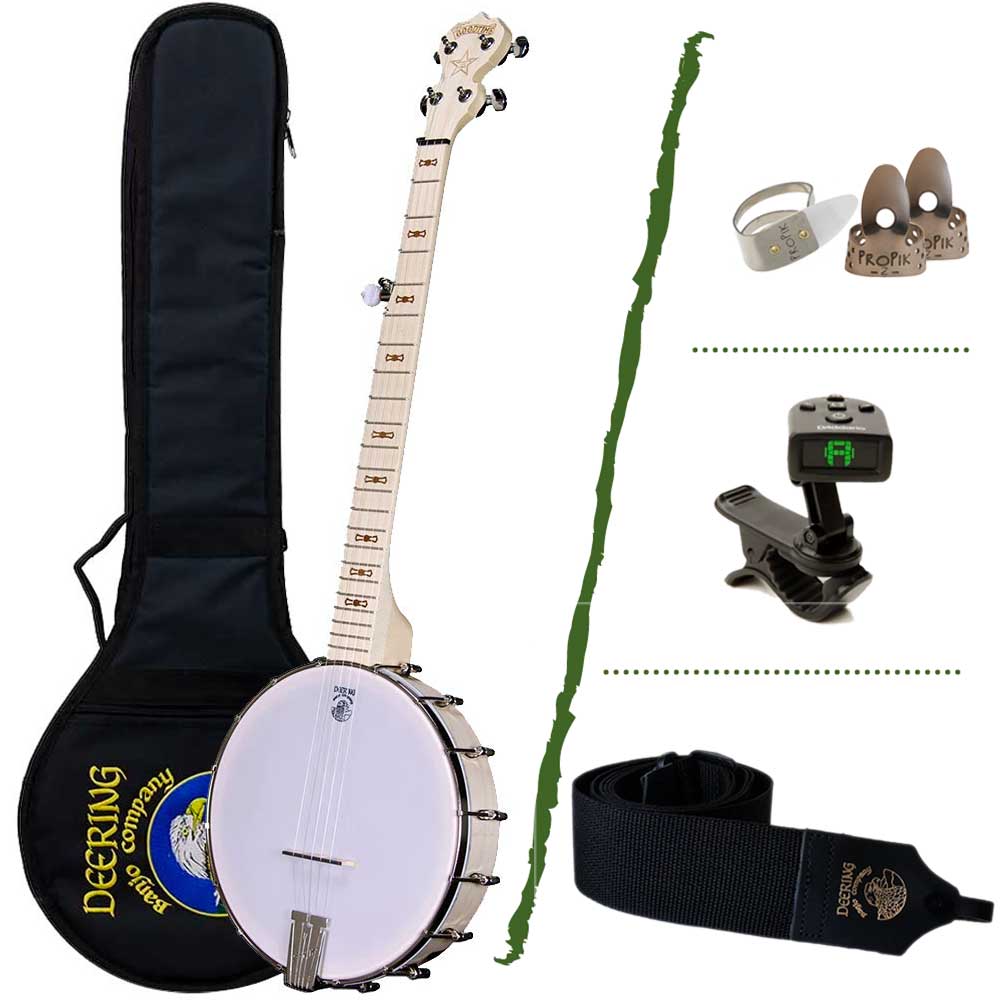 Deering Goodtime Banjo Beginner Package