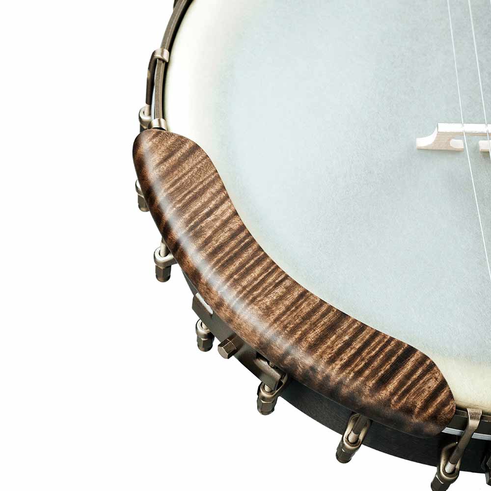 Vega Vintage Star banjo - curly maple wood armrest
