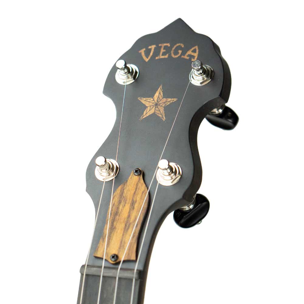Vega Vintage Star banjo peghead front