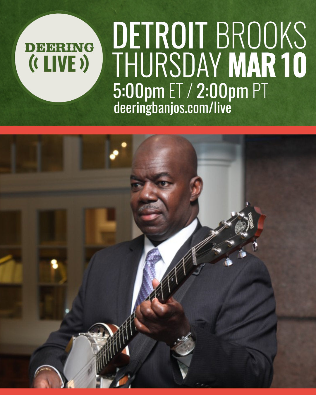 Detroit Brooks On Deering Live