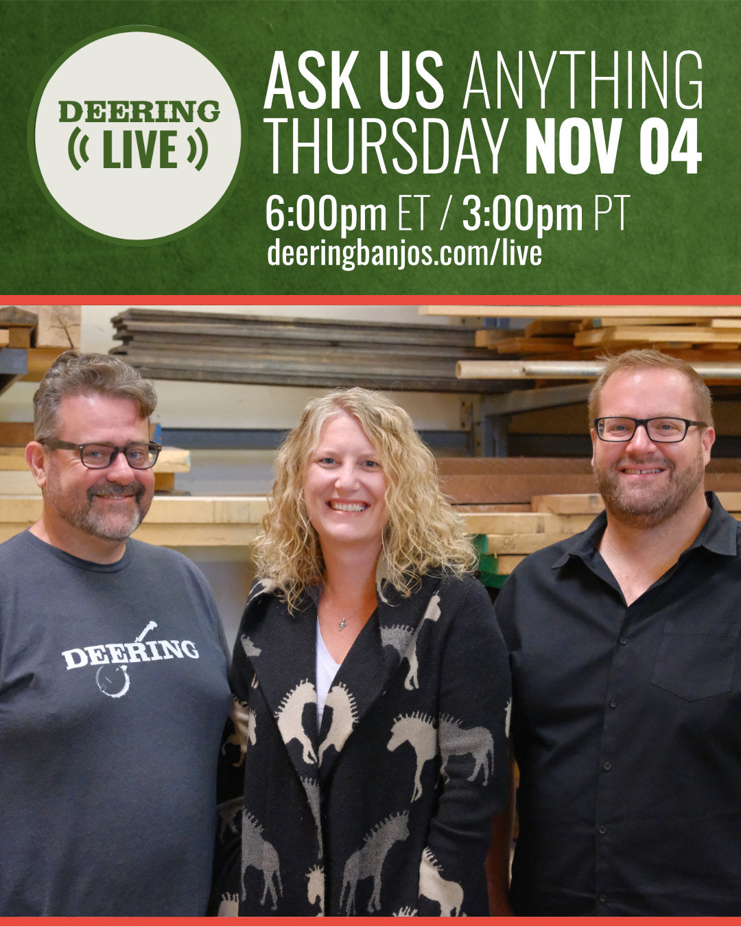 Ask Us Anything On Deering Live