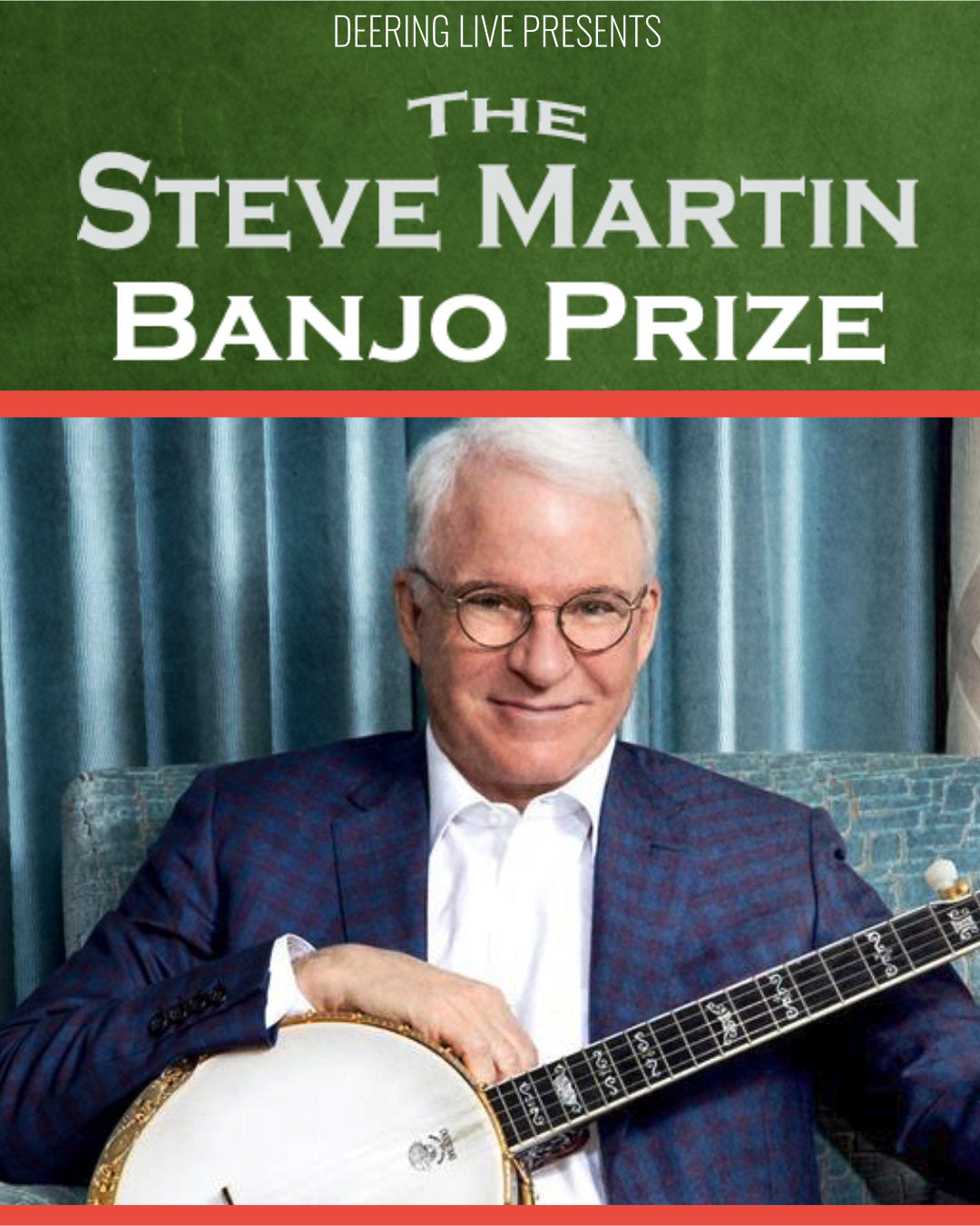 Steve Martin Banjo Prize Announcement on Deering Live