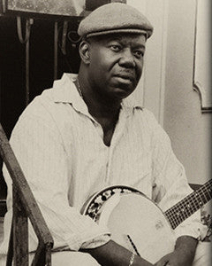 Detroit Brooks with his Boston 6 String banjo