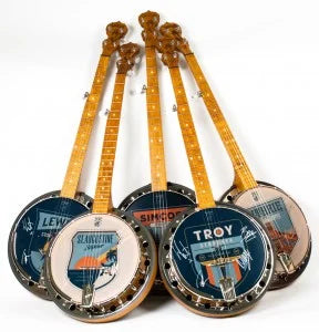 Deering "Gentlemen Of The Road" Banjo Charity Auction