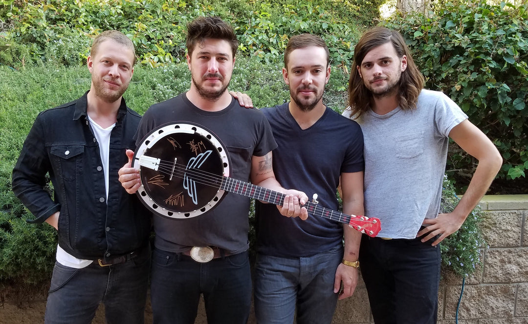 Mumford & Sons Signed Custom California Goodtime Banjo!
