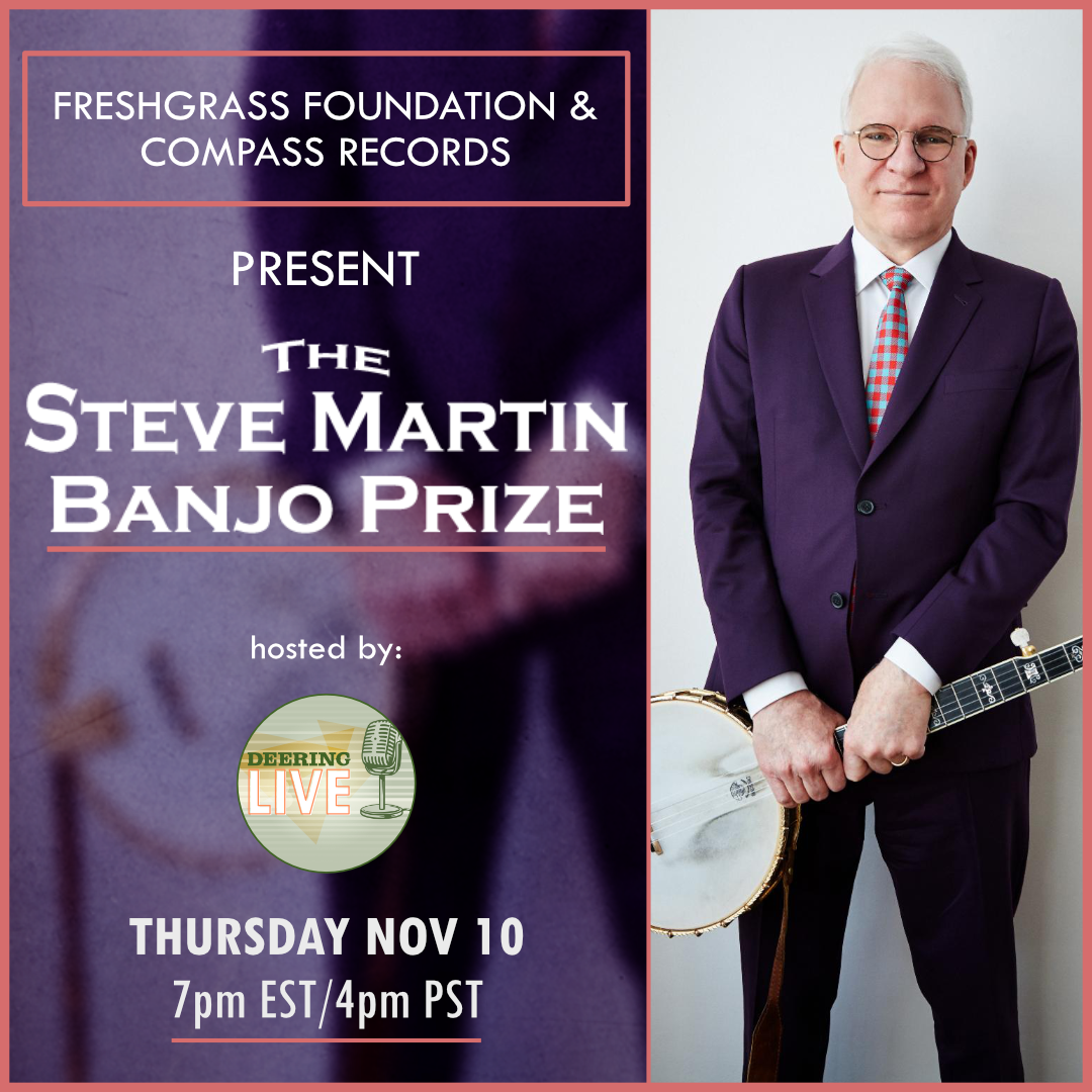 2022 Steve Martin Banjo Award Announcement On Deering Live