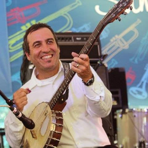 Seva Venet with his Vega Senator 6-String Banjo