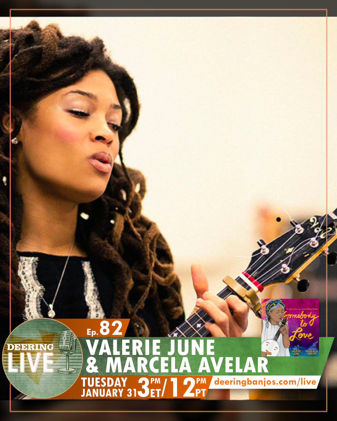 Valerie June on Deering Live - Somebody To Love