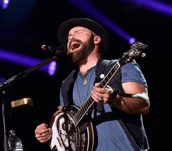 Zac Brown with his Hartford Banjo