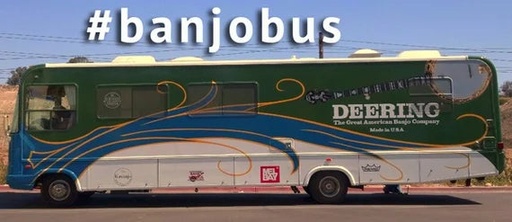 Look Out for the Deering Banjo Bus #banjobus