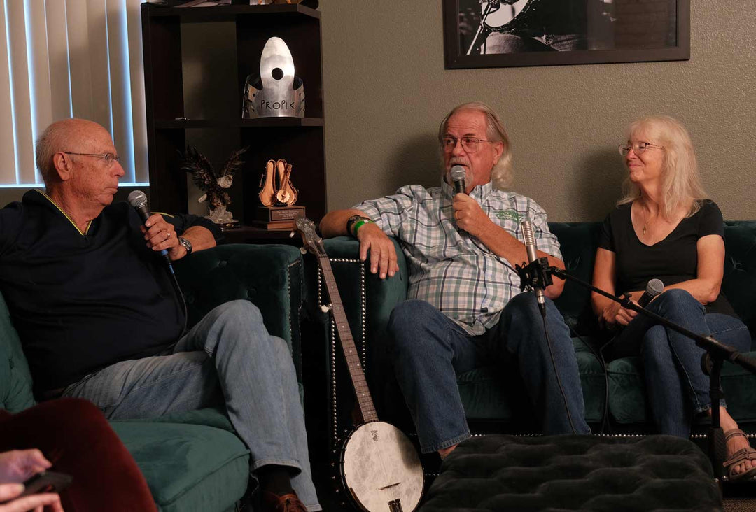 Bob Taylor, Greg Deering, Janet Deering 