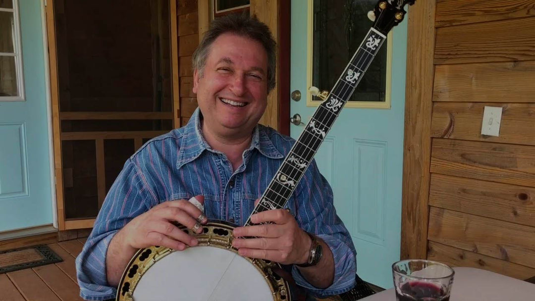 Jens Kruger Beginner Banjo Lesson 7 - Rolls Over G, Em, C, and D7 Chords