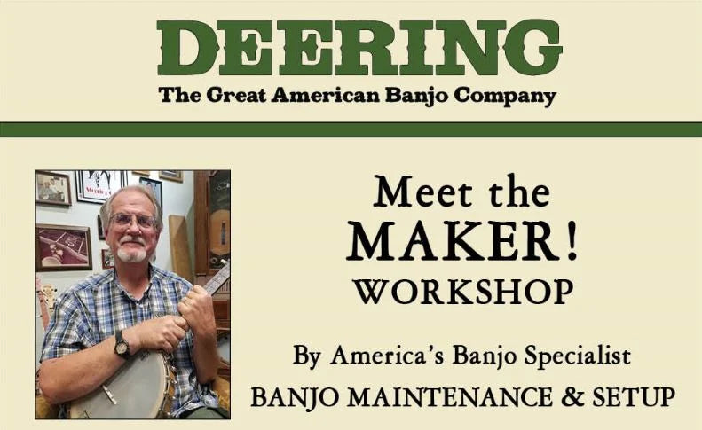 Greg Deering on the road for East Coast banjo workshop dates