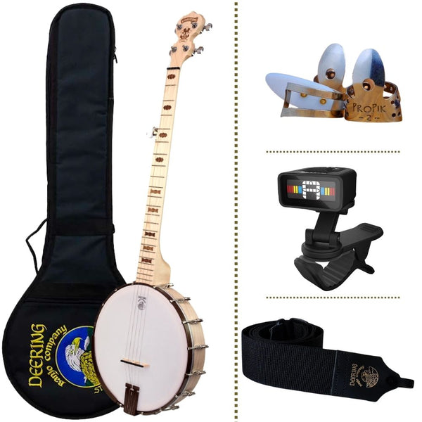 Deering Goodtime USA バンジョー ハードケース付き Goodtime Banjo Beginner Package – Deering® Banjo Company