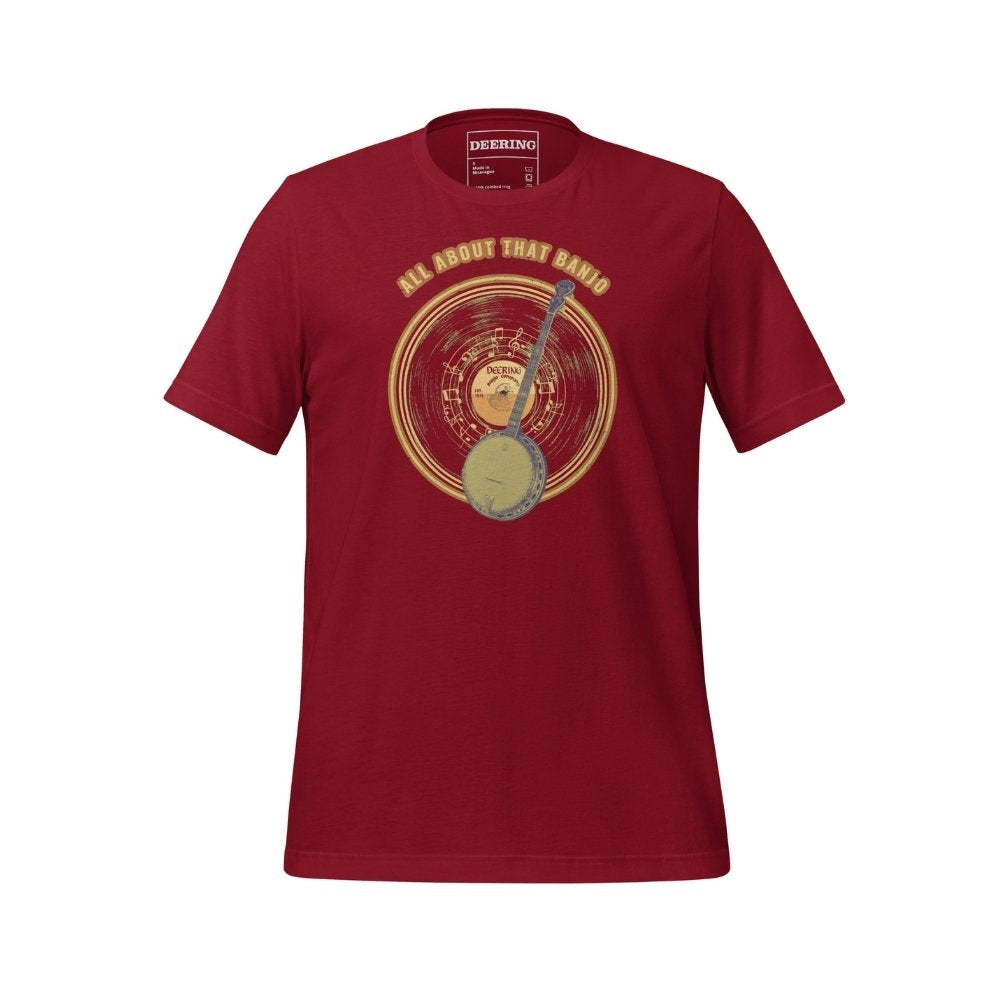 AllAboutThatBanjo-Cardinal_Front, White Background