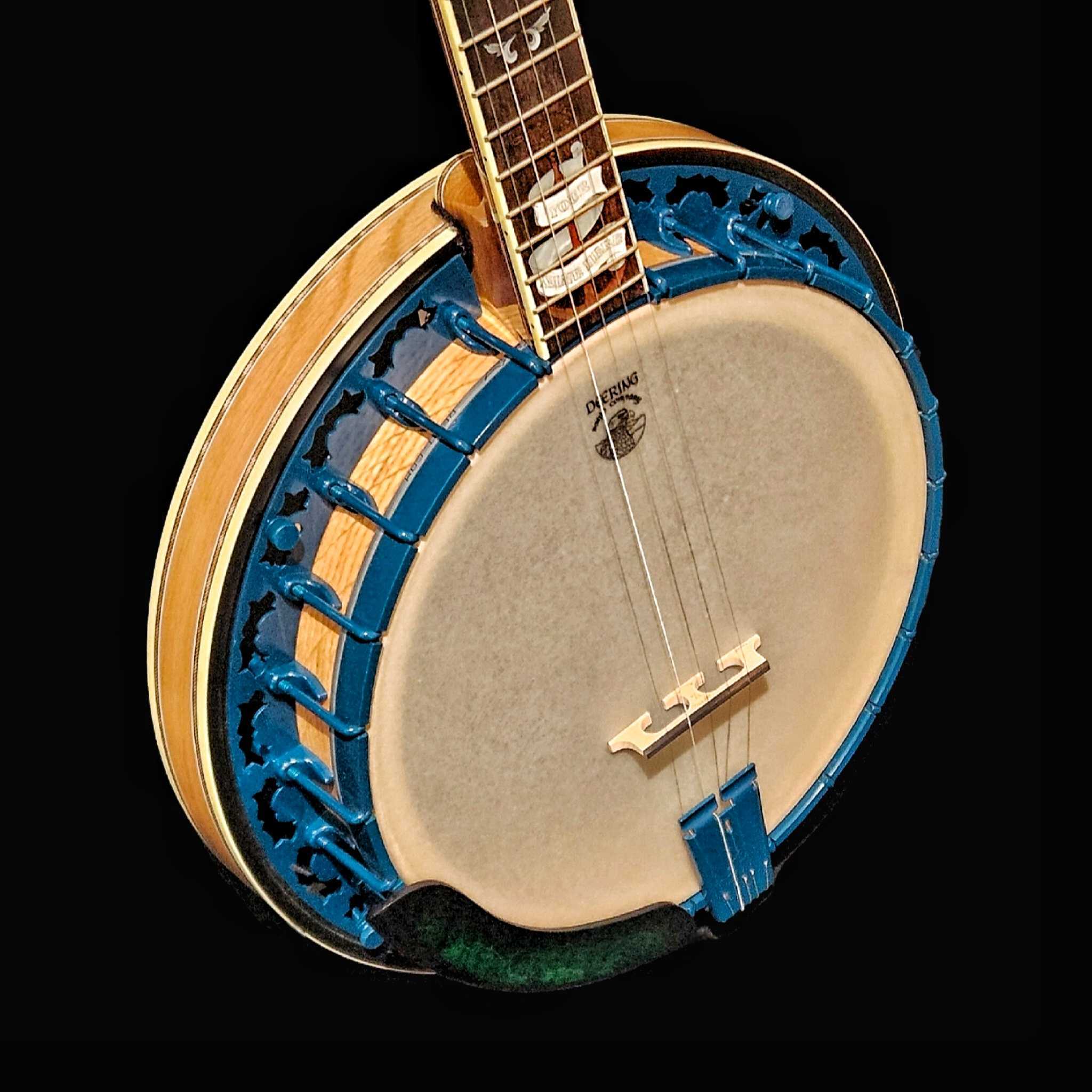 Cutty Sark Banjo Angled rim and resonator shot