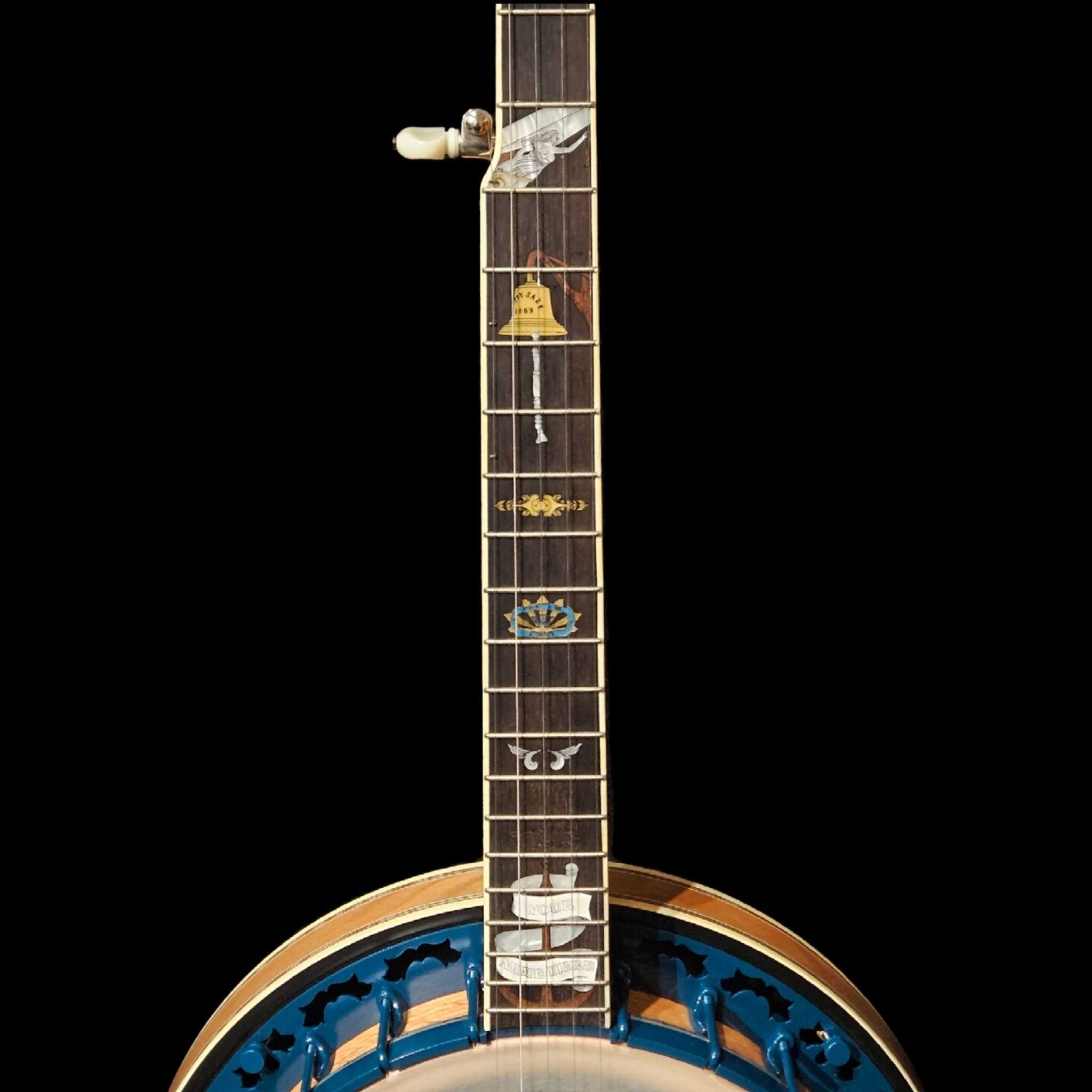 Cutty Sark Banjo 5th fret down fingerboard 