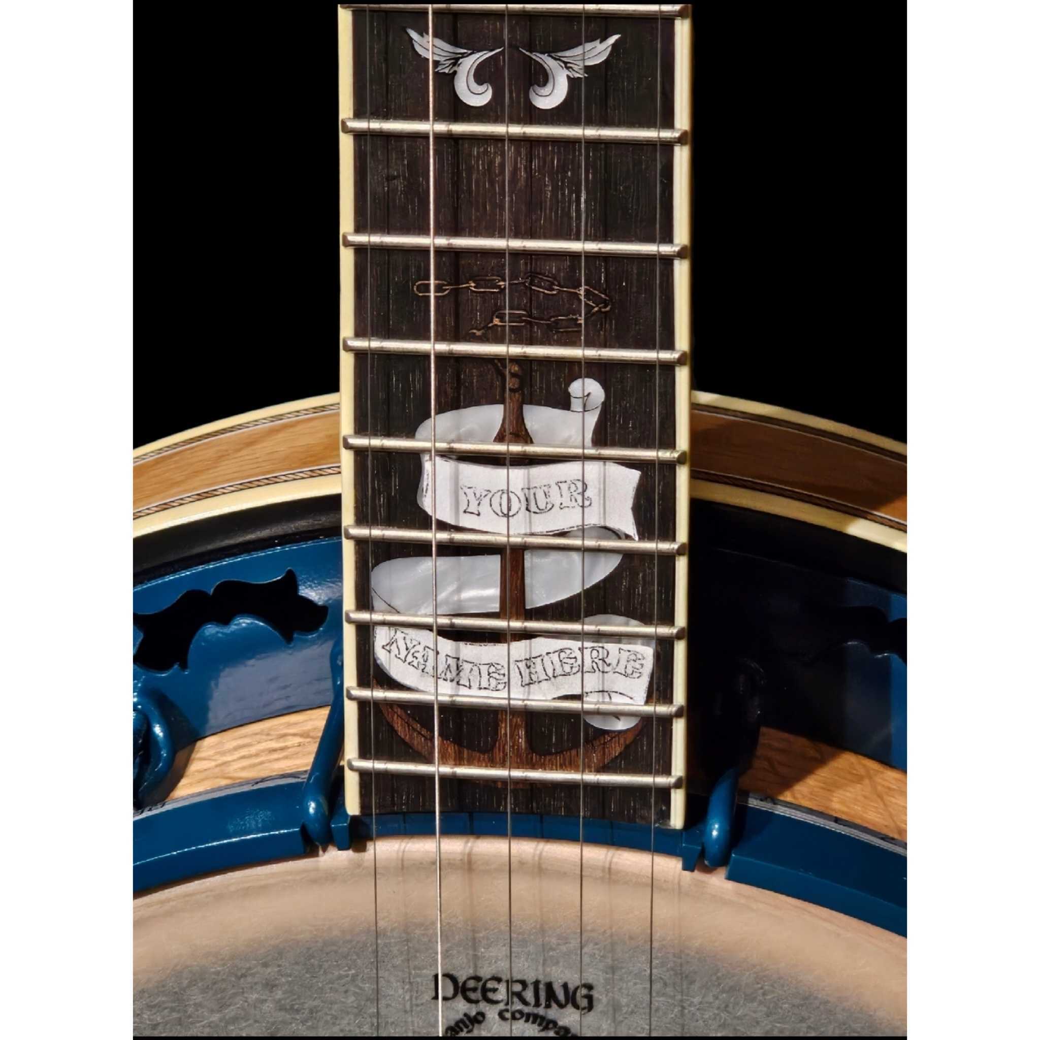 Cutty Sark Banjo Banner Inlay on Neck