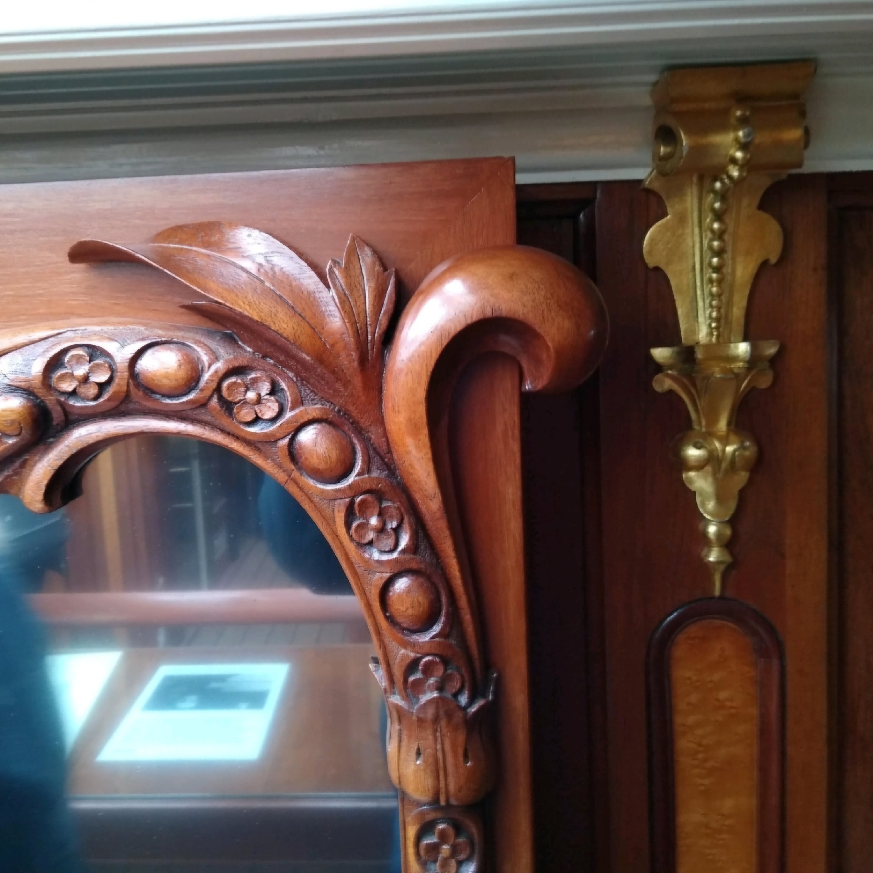 Cutty Sark Ship Captains Galley Wood and Metal Ornamentation 