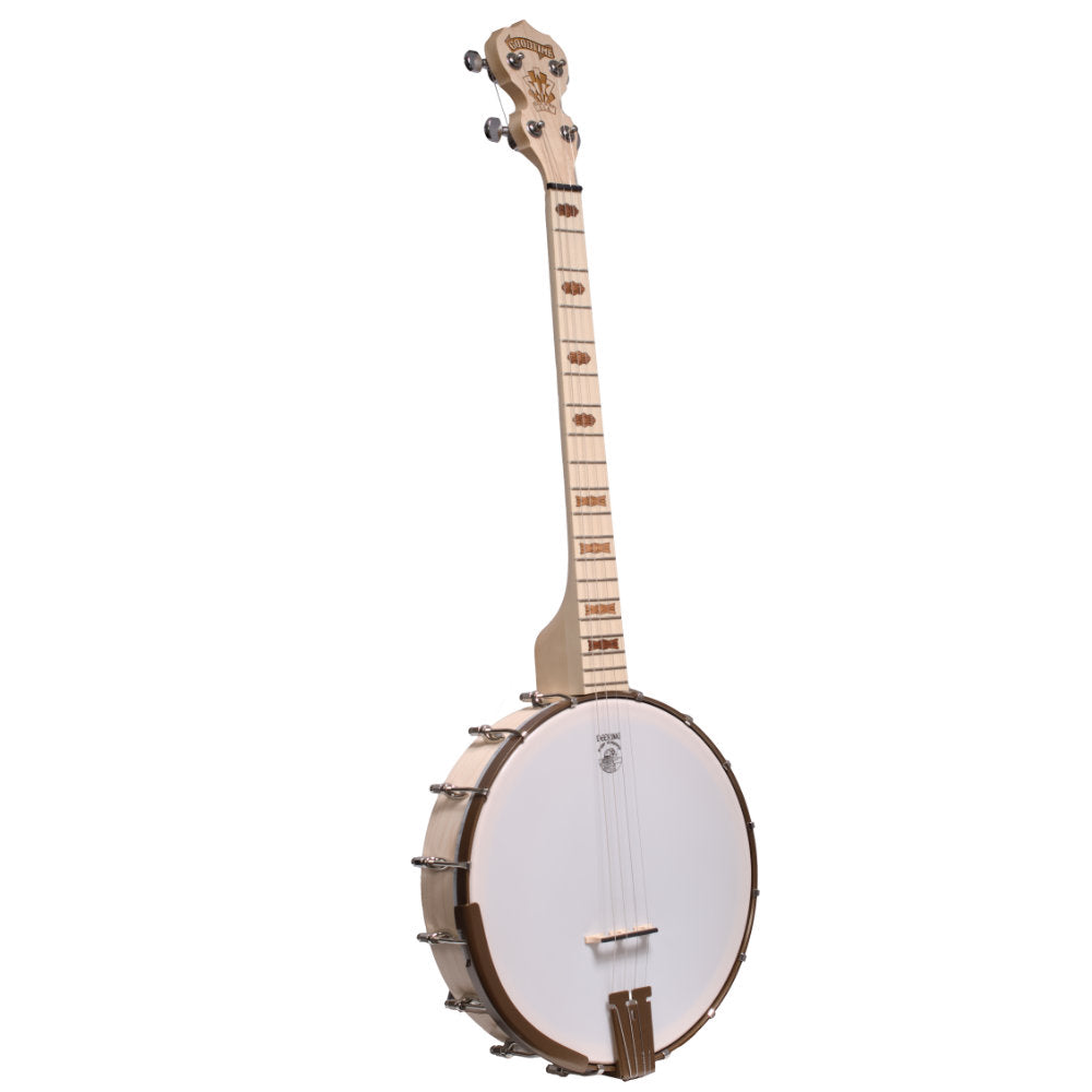 Goodtime 19-Fret Tenor Banjo full banjo from the right