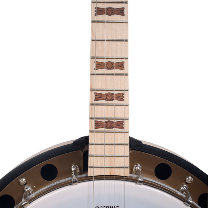 Goodtime Two Plectrum Banjo inlays and pot