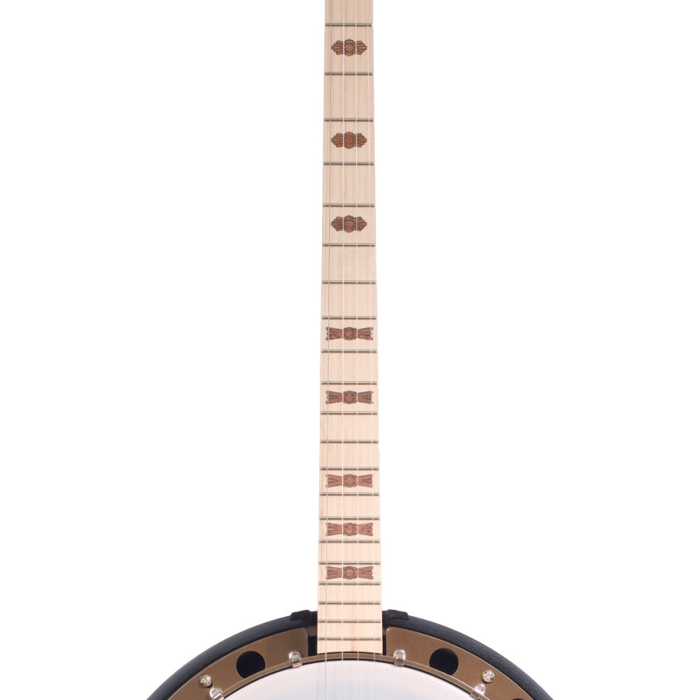 Goodtime Two Plectrum Banjo inlays straight on