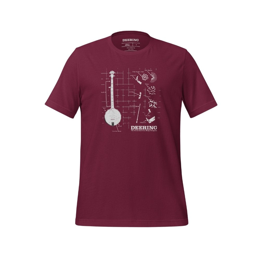 DeeringAnatomyofaGoodtimeT-Shirt-Maroon_Front_White Background