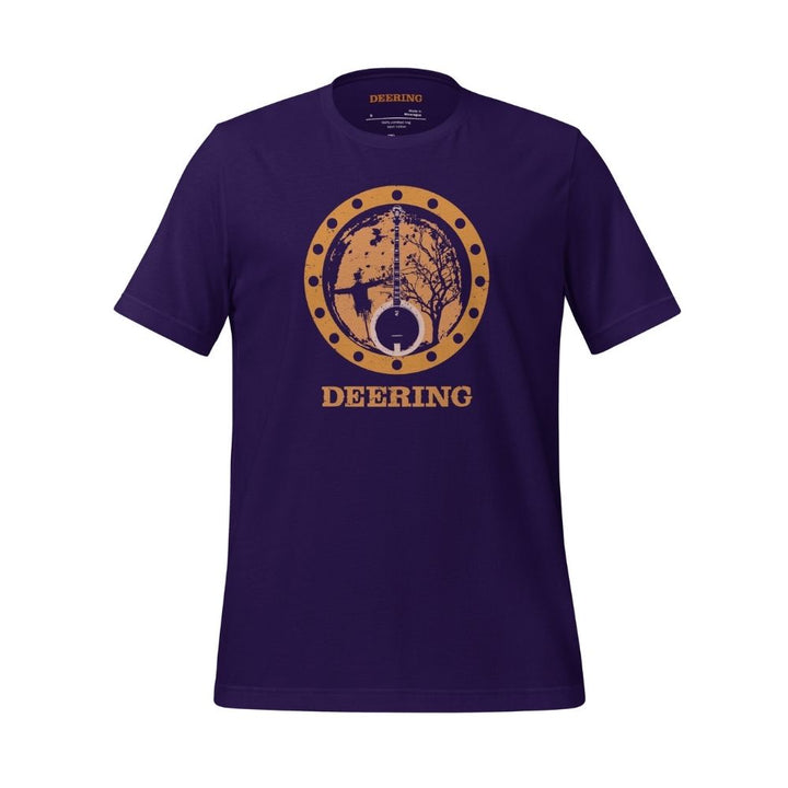 DeeringAutumnBanjoVibesT-Shirt_TeamPurple_Front, White Background