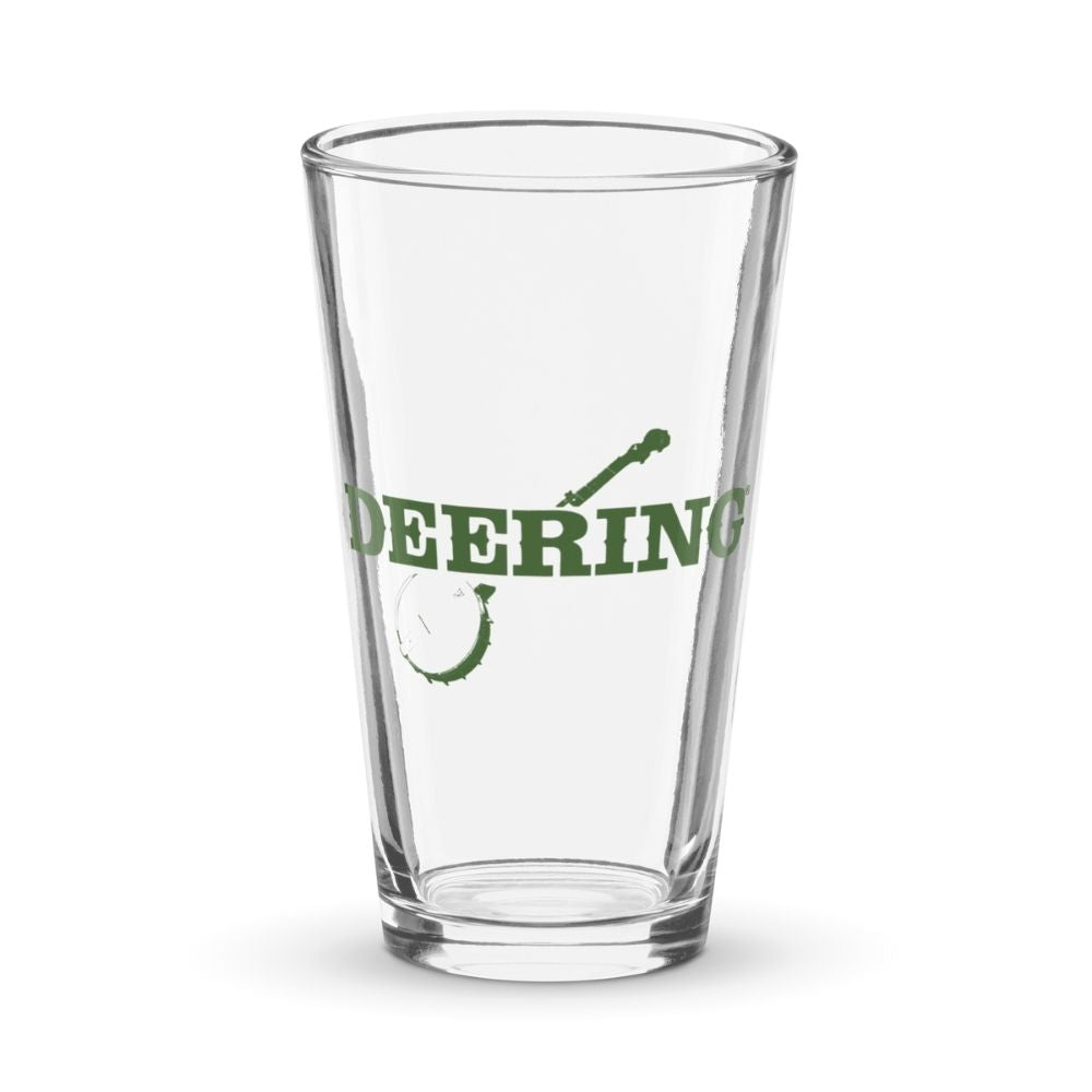 DeeringBanjo16ozPintGlass-White Background