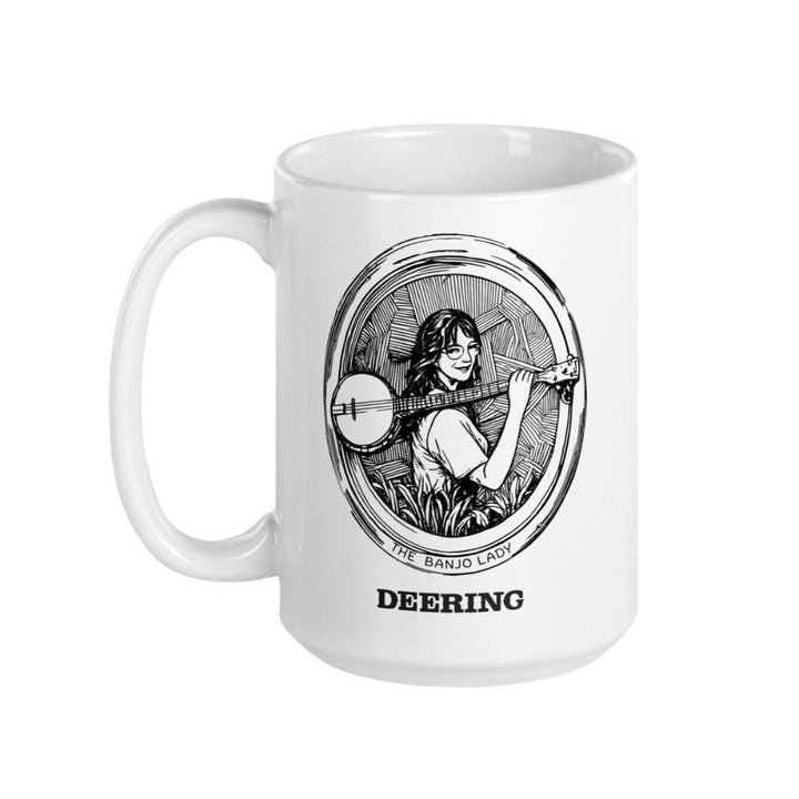 DeeringBanjoLadyMug-15oz-LeftFacingHandle-WhiteBackground-Front