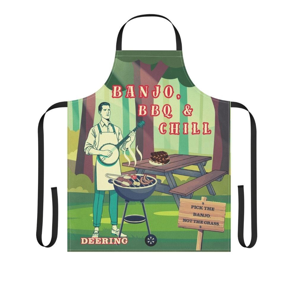 DeeringBanjoPickin_andGrillin_Apron-WhiteBackground_Front