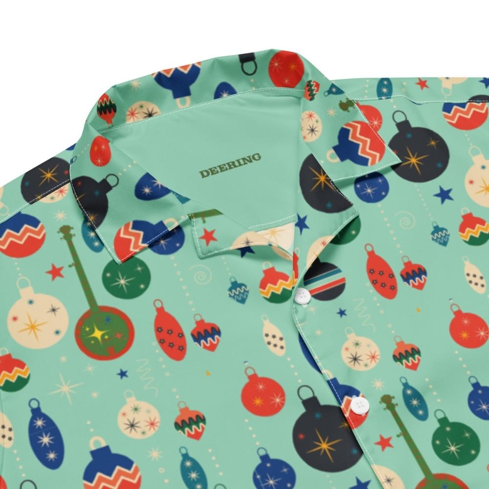 Deering Deck the Banjos Button Up Shirt