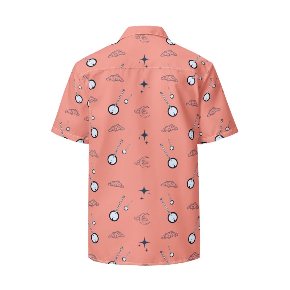 DeeringNightimeBanjoButtonUpShirt-Back-Salmon-White Background