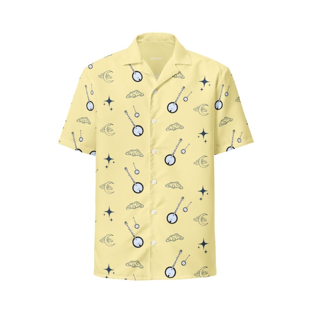DeeringNightimeBanjoButtonUpShirt-Banana-Yellow-Front-WhiteBackground