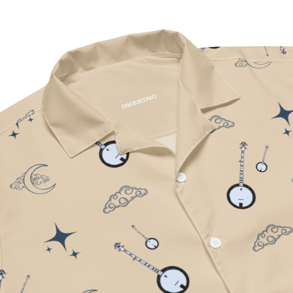 DeeringNightimeBanjoButtonUpShirt-Front-Champagne-Closeup