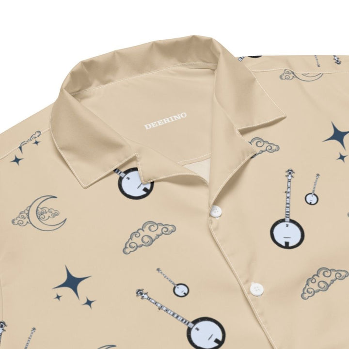 DeeringNightimeBanjoButtonUpShirt-Front-Champagne-Closeup