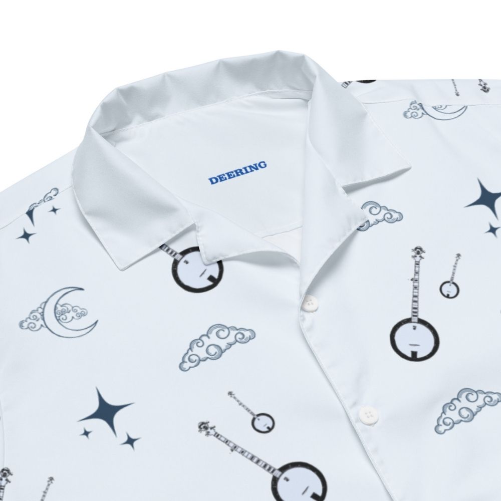DeeringNightimeBanjoButtonUpShirt-Front-LightBlue-Closeup-White Background