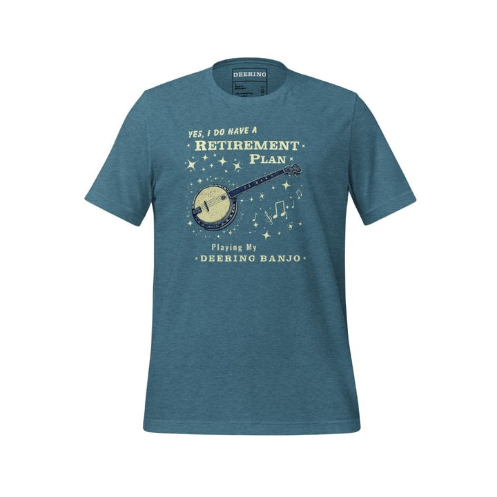 DeeringRetirementPlanT-Shirt-HeatherDeepTeal-White Background