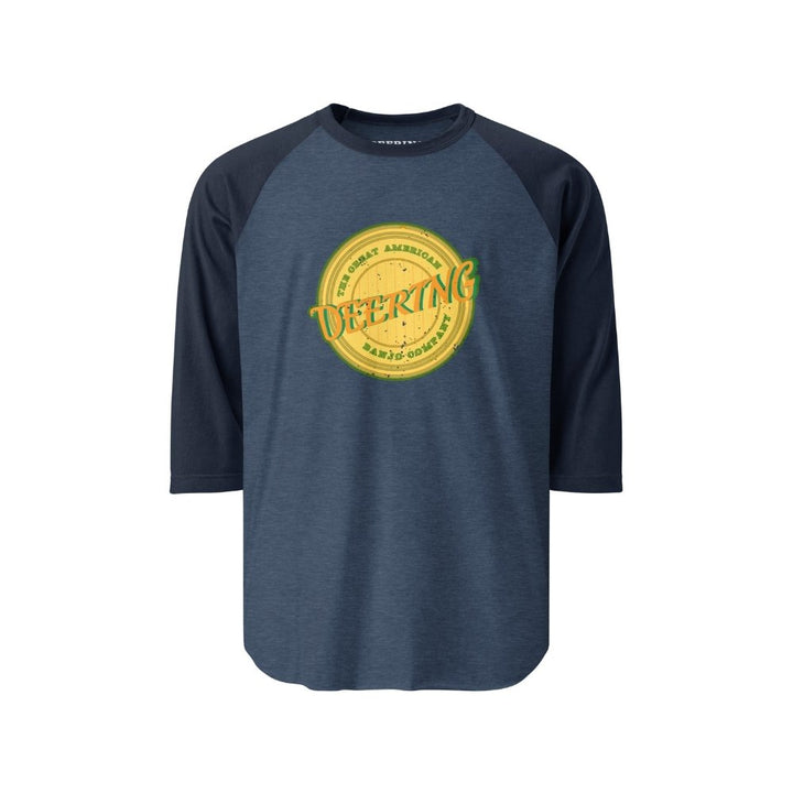 DeeringVintageBaseballVibesBBallShirt-Denim and Navy, White Background