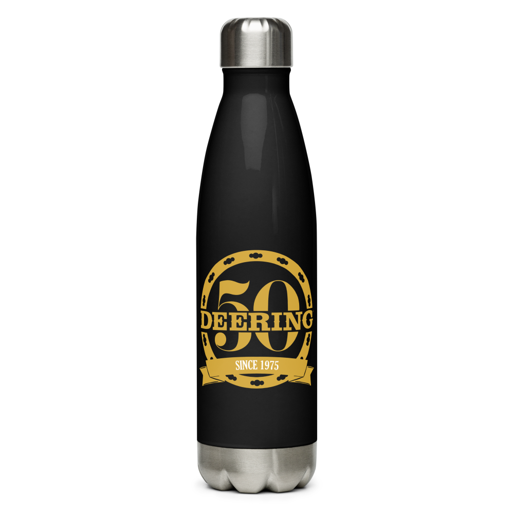 Deering 50th Anniversary Water Bottle - Front1